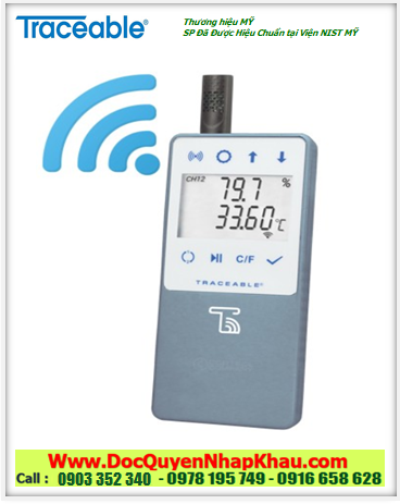 Ẩm kế HYGROMETER đo 0.0 đến 100%RH, 6520 TraceableLIVE® Ambient Datalogging Hygrometer
